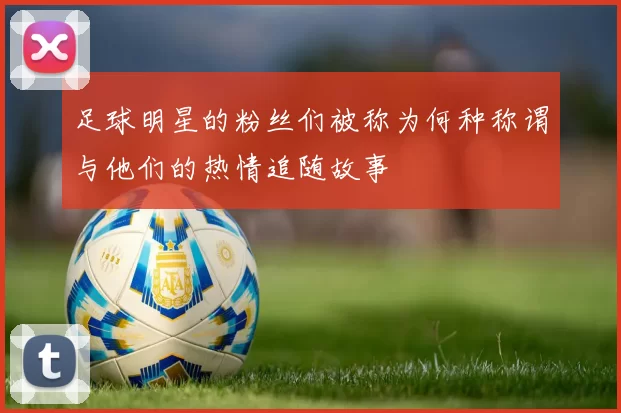 足球明星的粉丝们被称为何种称谓与他们的热情追随故事