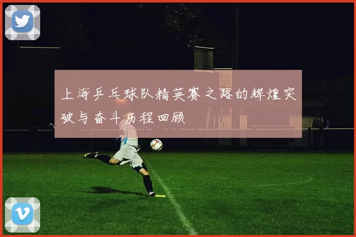 上海乒乓球队精英赛之路的辉煌突破与奋斗历程回顾