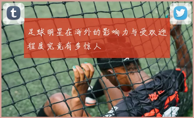 足球明星在海外的影响力与受欢迎程度究竟有多惊人
