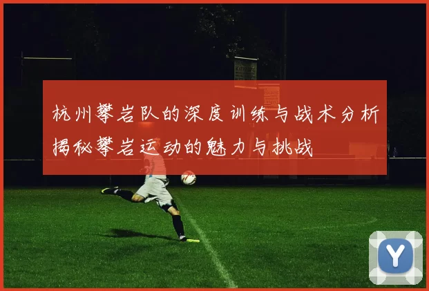 杭州攀岩队的深度训练与战术分析揭秘攀岩运动的魅力与挑战
