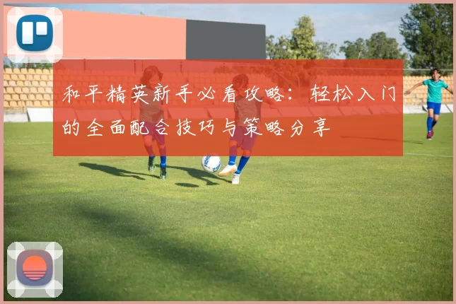 和平精英新手必看攻略：轻松入门的全面配合技巧与策略分享
